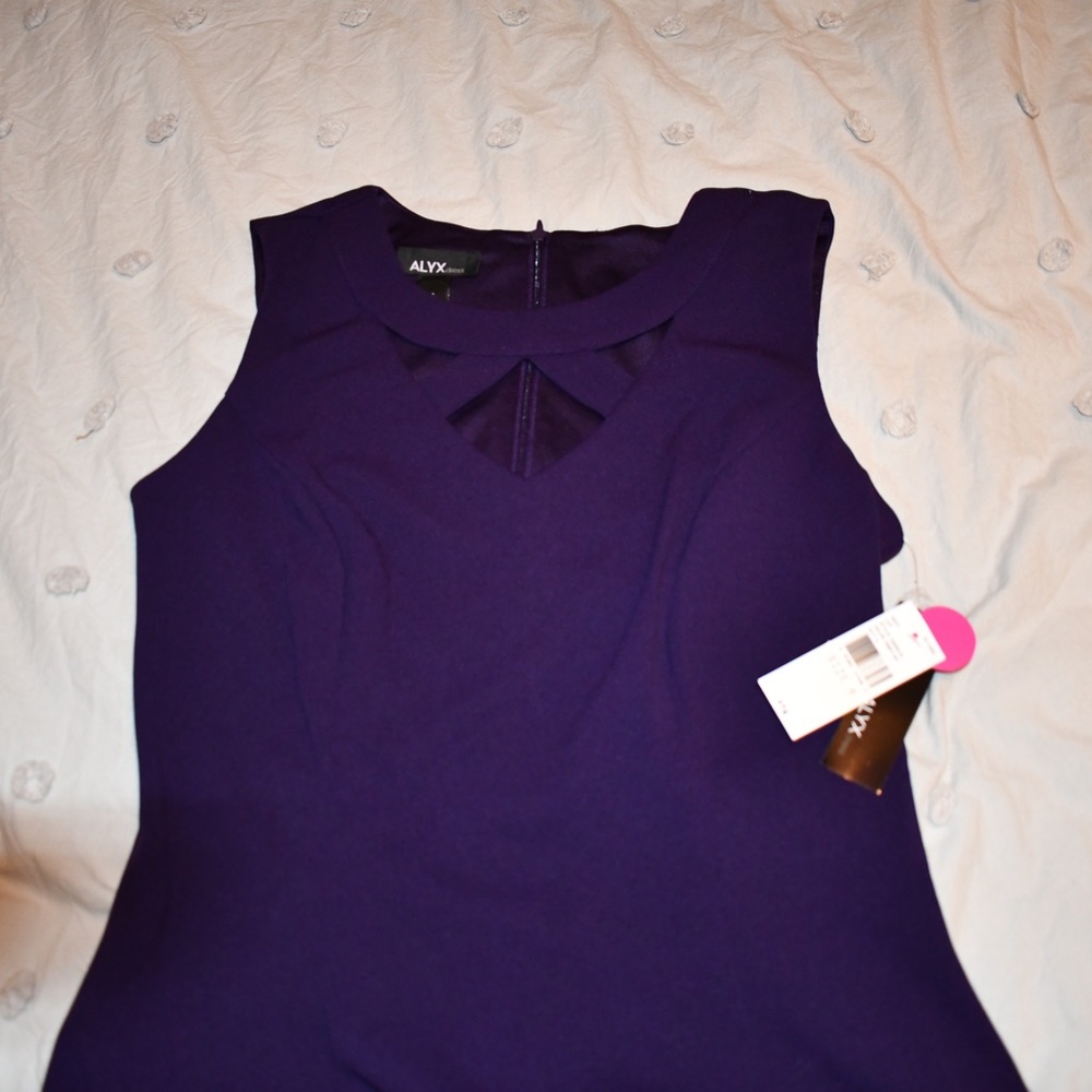 ALYX Purple Sleeveless A-Line Dress